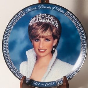 Diana Princess Of Wales Plate -- Franklin Mint